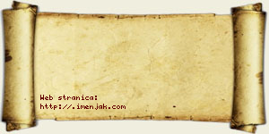 Danijela Perov vizit kartica